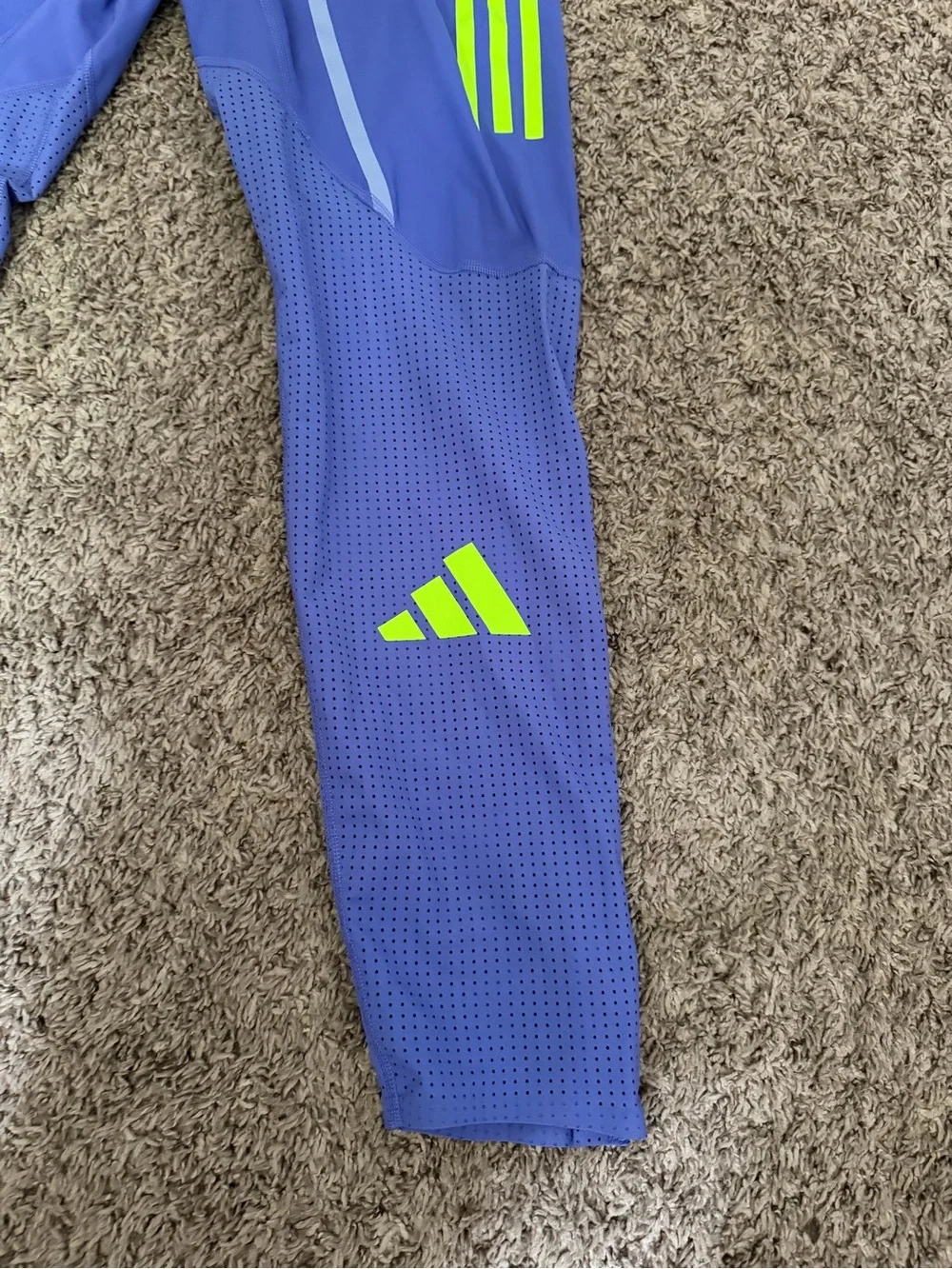 Adidas Pro Elite Promo Track & Field Tights ‘Cobalt Blue’ Men’s Size L (IT2164)